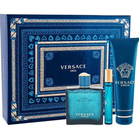 versace eros 100ml gift set|versace aftershave 100ml.